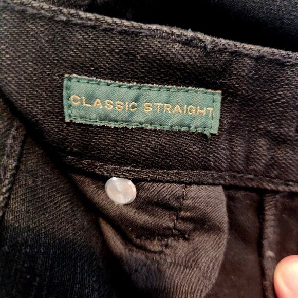 Ralph Lauren LRL Black Women's Jeans Classic Straight Size 12 - Picture 4 of 5